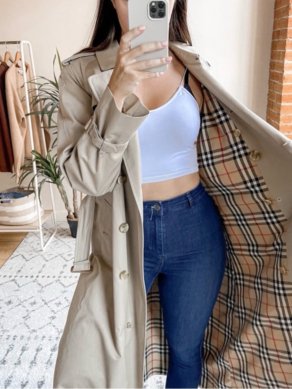 Burberry Chelsea Heritage Trench Coat Honey Tan US 8 Long Belted England Classic - Picture 4 of 14